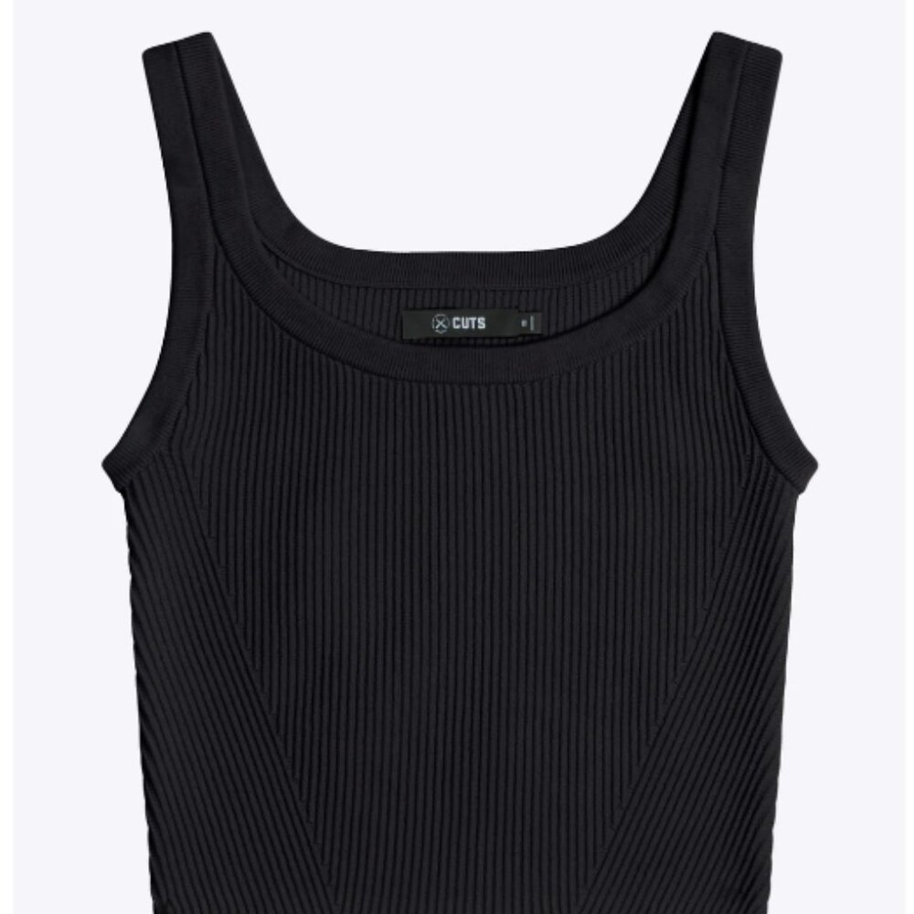 CUTS CoreFlex Ribbed Women's Tank Top - Picture 2 of 6